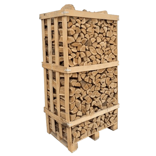 Brennofen gehacktes Brennholz / Scheite in 20–40 cm großen Scheiten, 2 m3